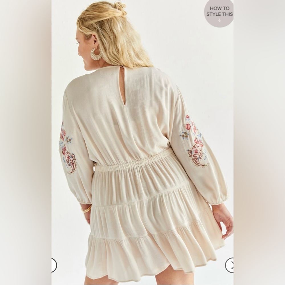 Plus Babydoll Dress 🤍 - Picture 6 of 8